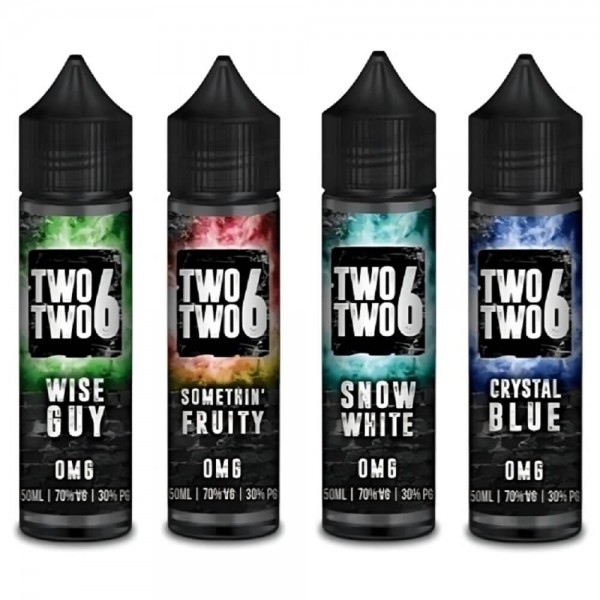 TWO TWO 6 Shortfill 50ml E-Liquid