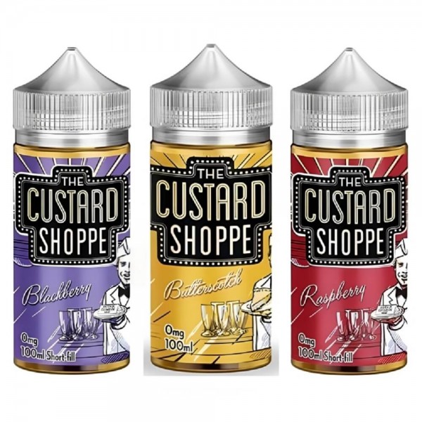 The Custard Shoppe Shortfill 100ml E-Liquid