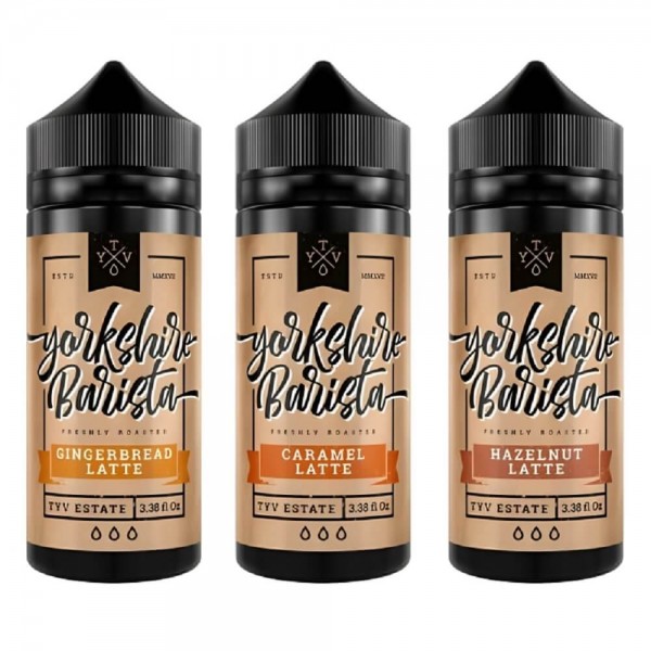 The Yorkshire Vaper Shortfill 100ml E-Liquid | Barista Range