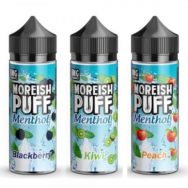 Moreish Puff Shortfill 100ml E-Liquid | Menthol Range