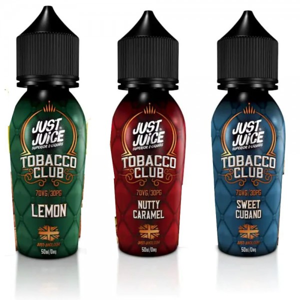 Just juice tobacco club 50ml shortfill E-liquid