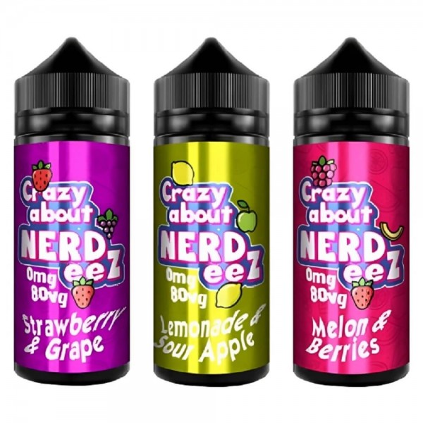 Crazy About Nerdeez Shortfill 100ml E-Liquid