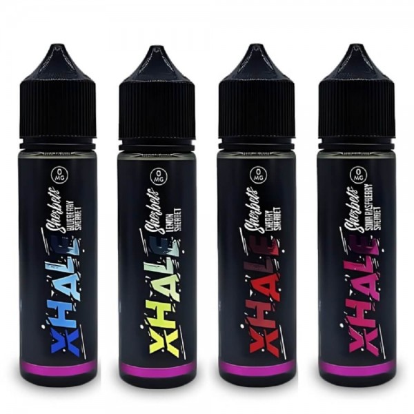 Xhale Shortfill 50ml E-Liquid | Sherbets Range