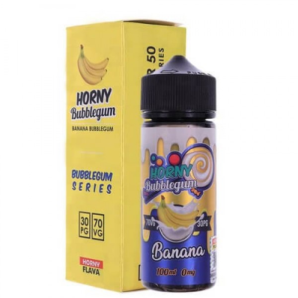 Horny Flava Shortfill 100ml E-Liquid | Bubblegum Range