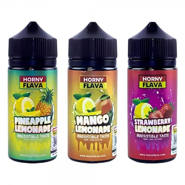 Horny Flava Shortfill 100ml E-Liquid | Lemonade Range