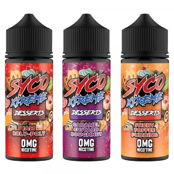 Syco Xtreme Shortfill 100ml E-Liquid | Dessert Range