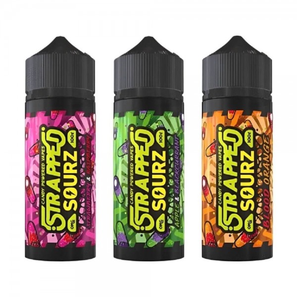 Strapped Sourz Shortfill 100ml E-Liquid