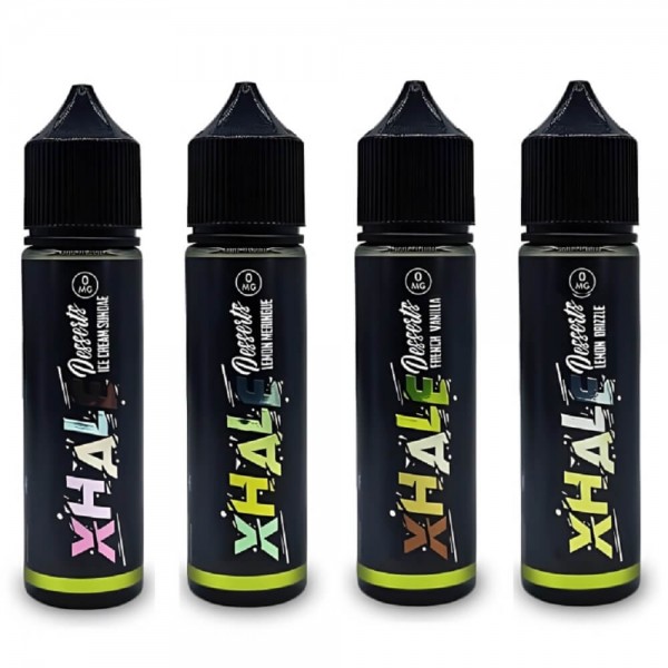 Xhale Shortfill 50ml E-Liquid | Dessert Range