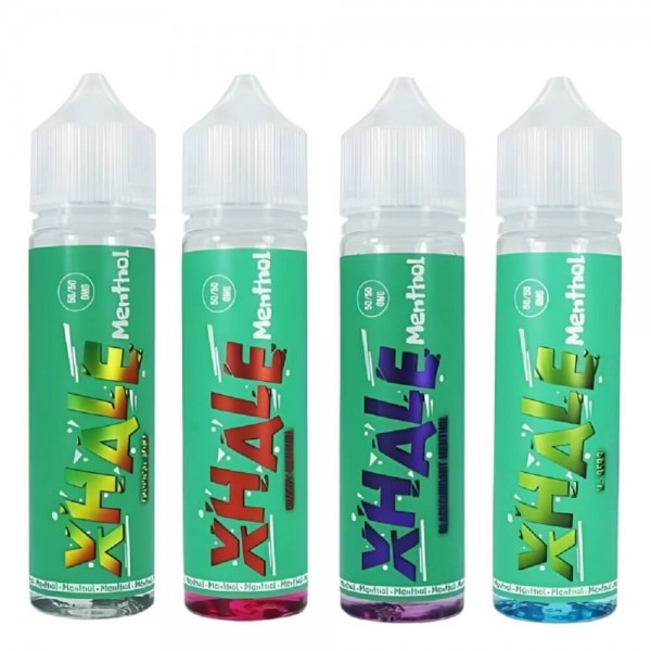 Xhale Shortfill 50ml E-Liquid | Menthol Range | 50VG/50PG