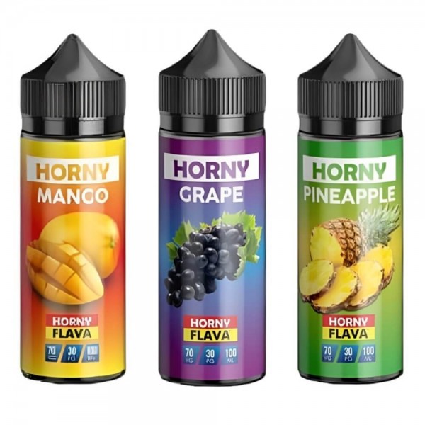 Horny Flava Shortfill 100ml E-Liquid | Drinks Range