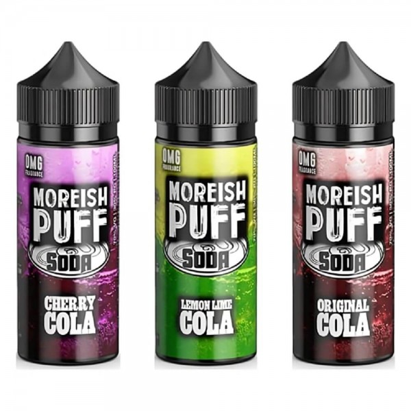 Moreish Puff Shortfill 100ml E-Liquid | Soda Range