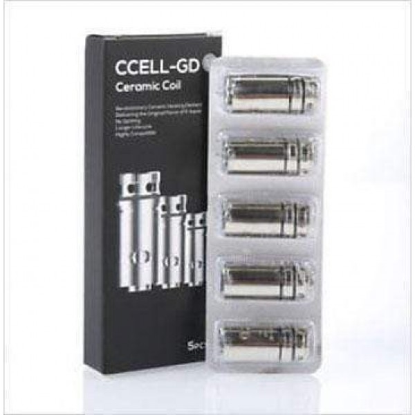 VAPORESO CCELL-GD SS Ceramic 0.6 Ohm ( Pack of 5 )
