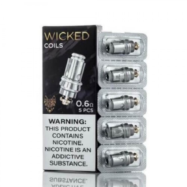 SnowWolf Wicked 0.6 Ohm Mesh Coils ( Pack of 5 )