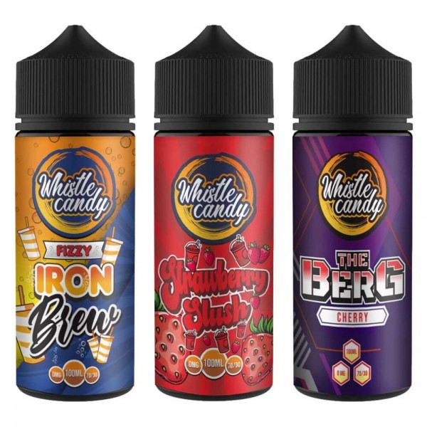 Whistle Candy Shortfill 100ml E-Liquid - All Ranges