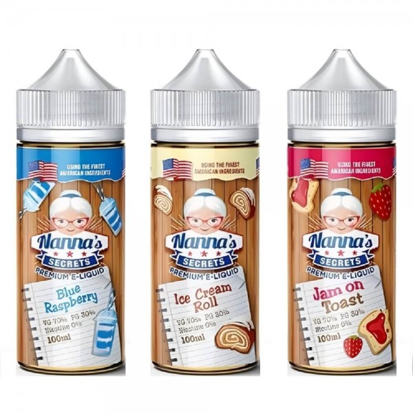 Nanna's Secrets Shortfill 100ml E-Liquid