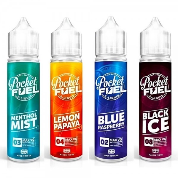 Pocket Fuel Shortfill E-Liquid 50ml