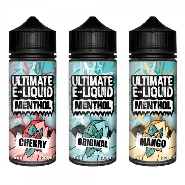 Ultimate E-Liquid Shortfill 100ml E-Liquid | Menthol Range