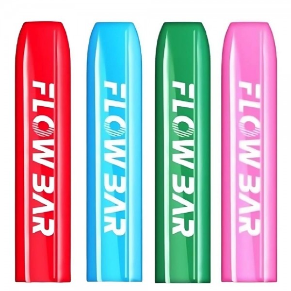 Pack of 10 Flow Bar 800 Disposable Vape Pod Device - 0MG