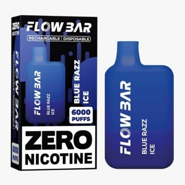 Pack of 10 Flow Bar 6000 Disposable Vape Pod Device - 0mg