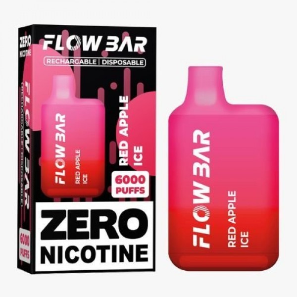 Pack of 10 Flow Bar 6000 Disposable Vape Pod Device - 0mg