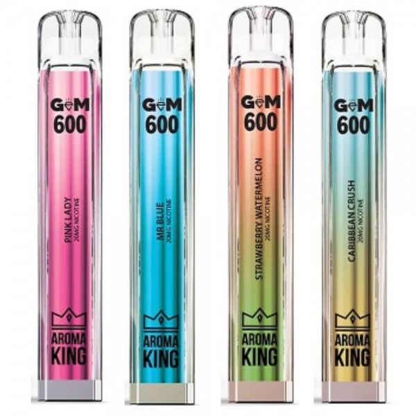 Aroma King Gem 600 Disposable Vape Pod Device - 20MG