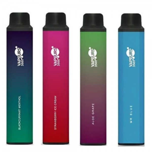 Pack of 10 Vapeurs 3500 Disposable Device - No Nicotine