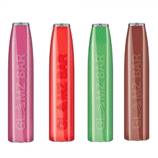 Pack of 10 Glamz Bar 600 Puff Disposable Vape Pod Pen - 0MG