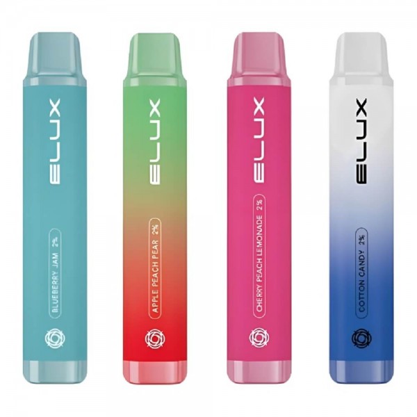 Pack of 10 Elux Pro 600 Puffs Disposable Vape Pod Device