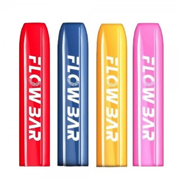 Pack of 3 Flow Bar Disposable Vape Pod Device 600 Puffs | 20MG