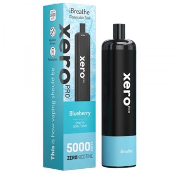 iBreathe Xero Pro 5000 Disposable Vape Pod Device | 0MG