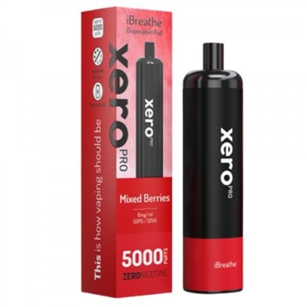 iBreathe Xero Pro 5000 Disposable Vape Pod Device | 0MG