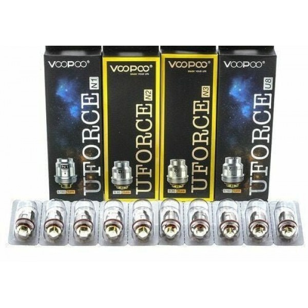 Voopoo Uforce U2, U4,U6, D4, N1,N2,N3 Coils ( Pack of 5 )