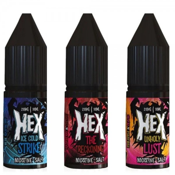 Hex 10ml Nic Salt E-liquid - Pack of 10