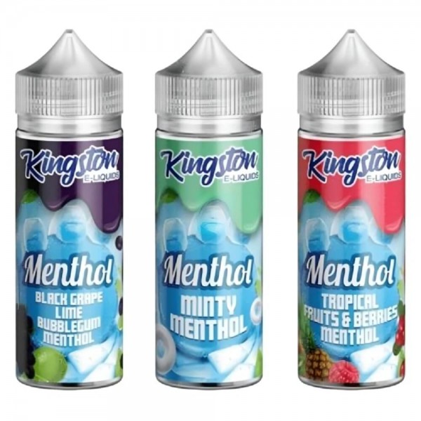 Kingston Shortfill 100ml E-Liquid | Menthol Range