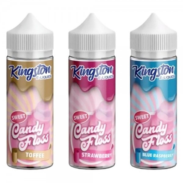 Kingston Shortfill 100ml E-Liquid | Candy Floss Range