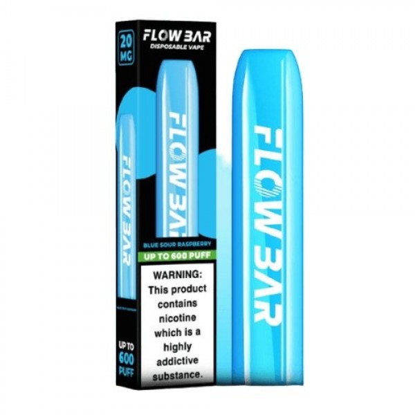 Pack of 5 Flow Bar Disposable Vape Pod Device 600 Puffs | 20MG