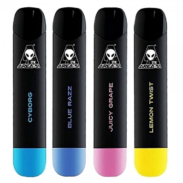 Area 51 Disposable Stick Vape Pod Device 400 Puffs