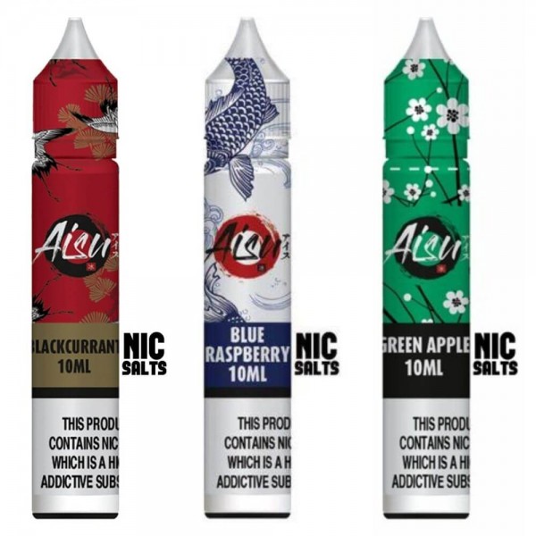 Aisu Nic Salts 10ml E-Liquid - Pack of 10