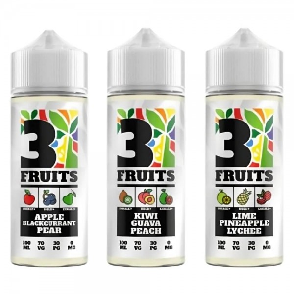 3 Fruits Shortfill 100ml E-Liquid