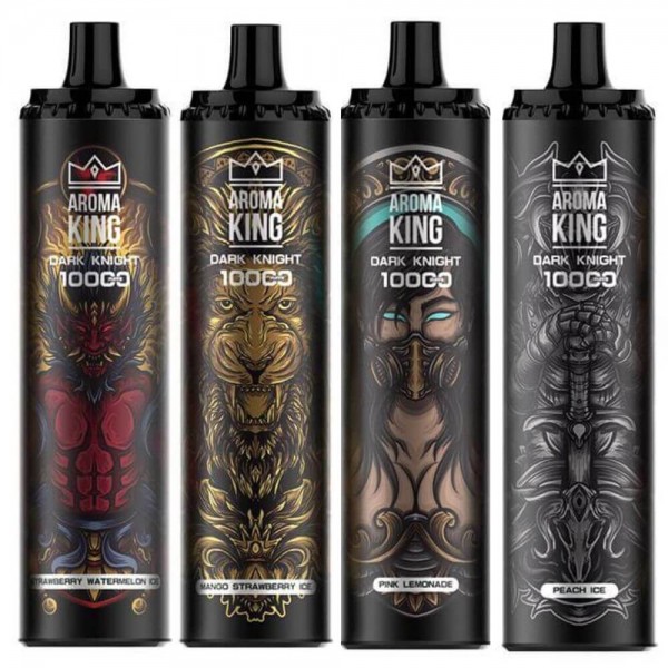 0% Aroma King Dark Knight 10000 Disposable Vape Pod - 0MG