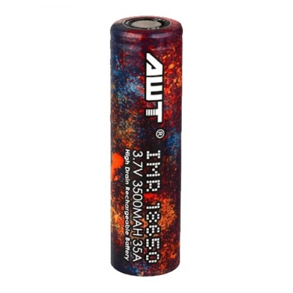 18650 AWT 3.7V 3500MAH 35A RAINBOW BATTERY