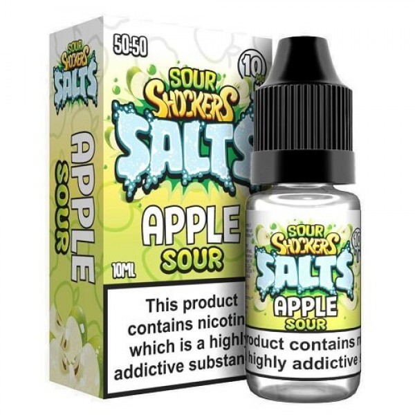 Sour Shockers Nic Salt 10ml E-Liquid - Pack of 10