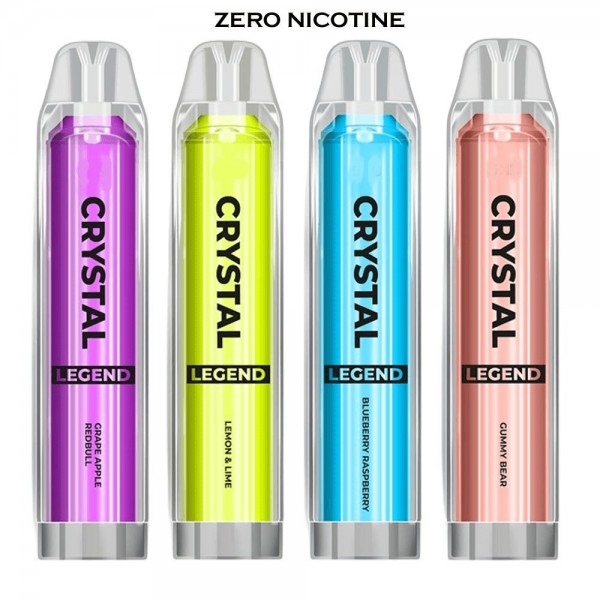 Crystal Legend 4000 Disposable Vape Pod - Zero Nicotine